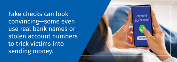 Mobile phone showing payment successful